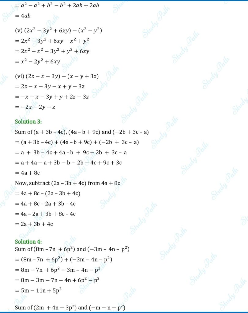 RS Aggarwal Class 7 Exercise 6A Solutions 4