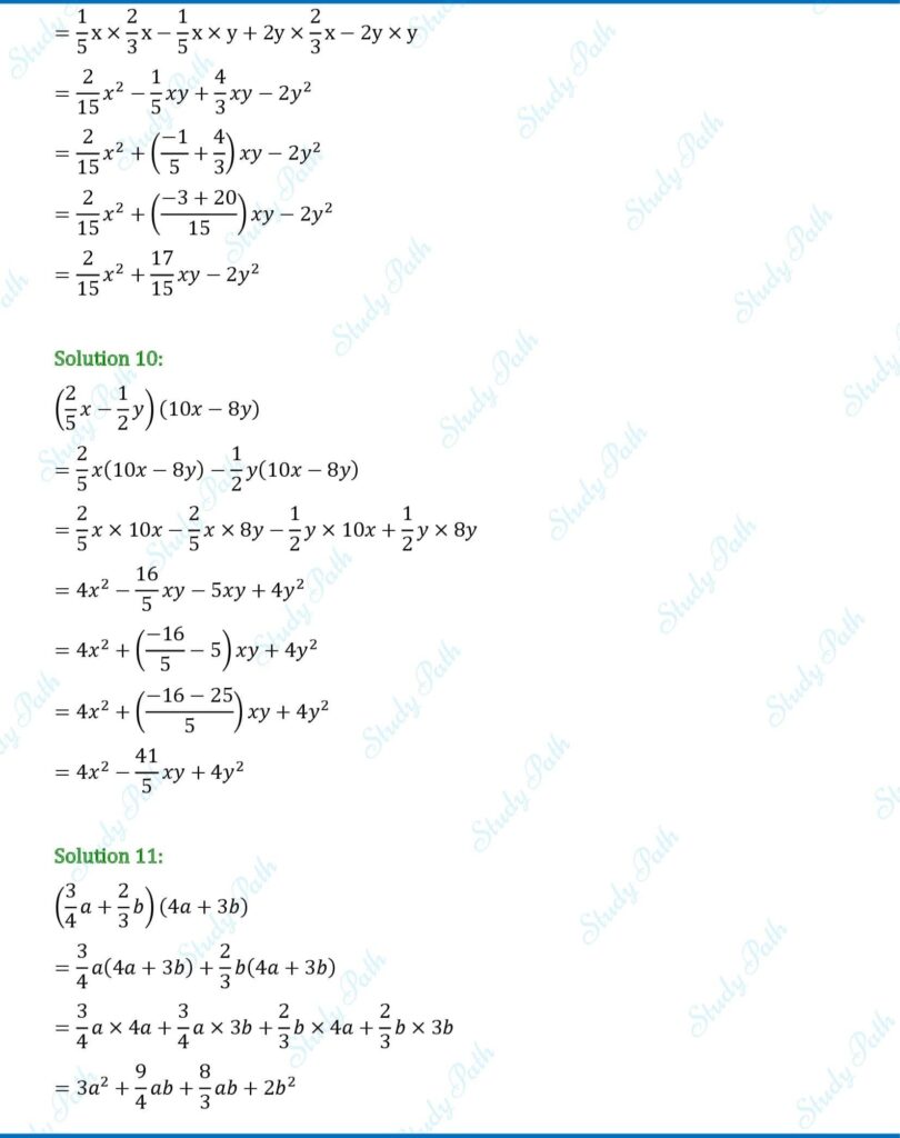 RS Aggarwal Class 7 Exercise 6D Solutions 3