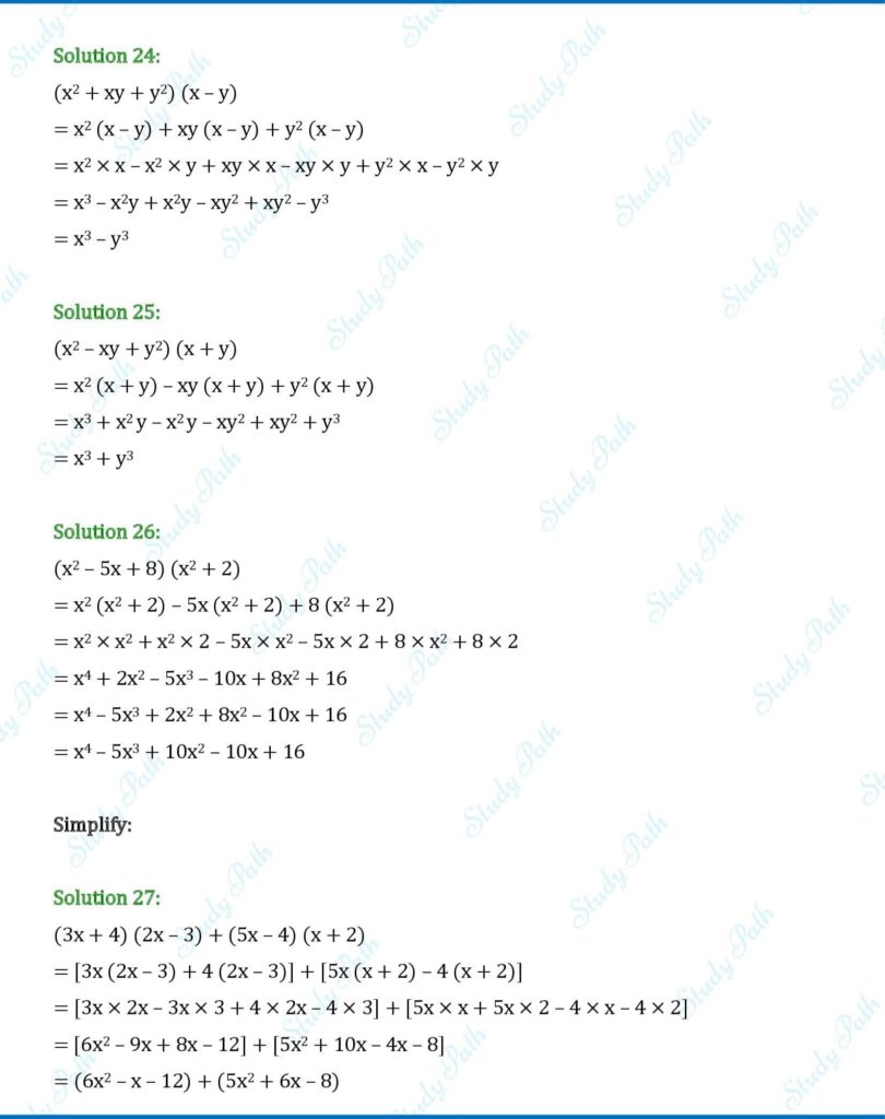 RS Aggarwal Class 7 Exercise 6D Solutions 7