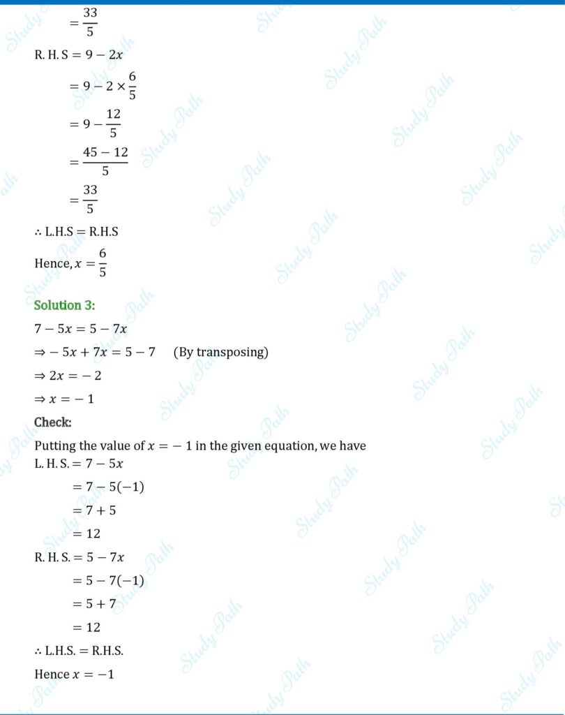 RS Aggarwal Class 7 Exercise 7A Solutions 2