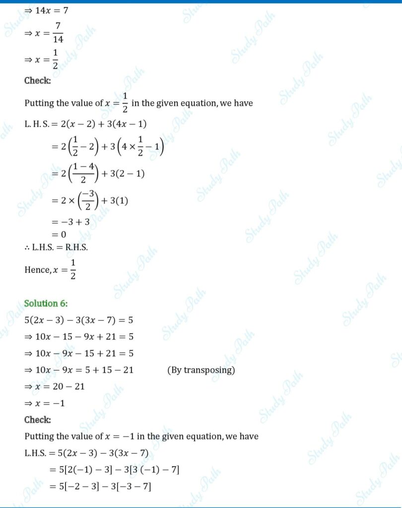 RS Aggarwal Class 7 Exercise 7A Solutions 4