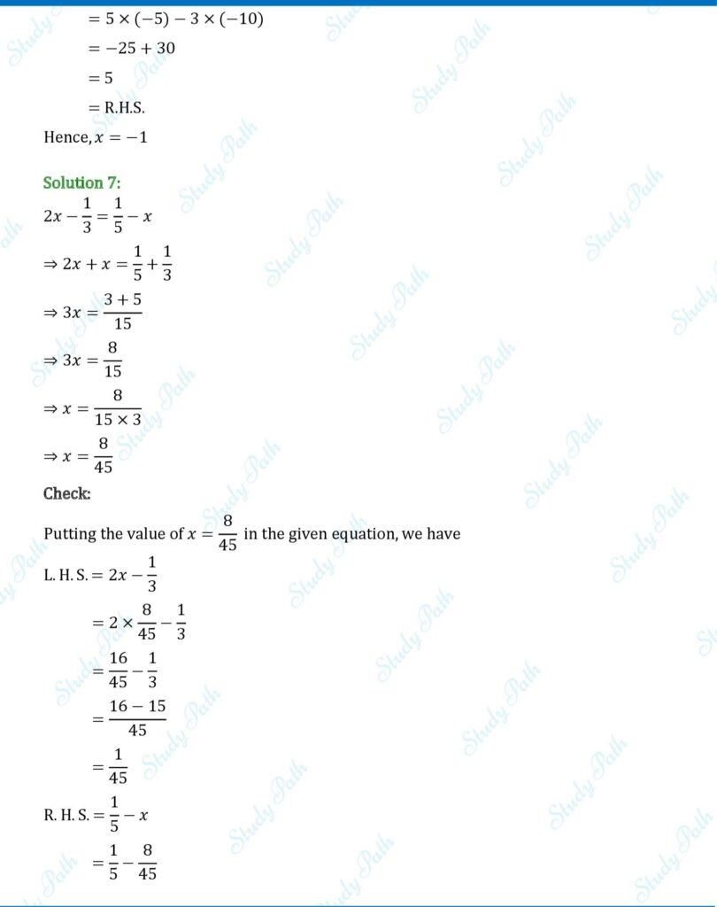 RS Aggarwal Class 7 Exercise 7A Solutions 5