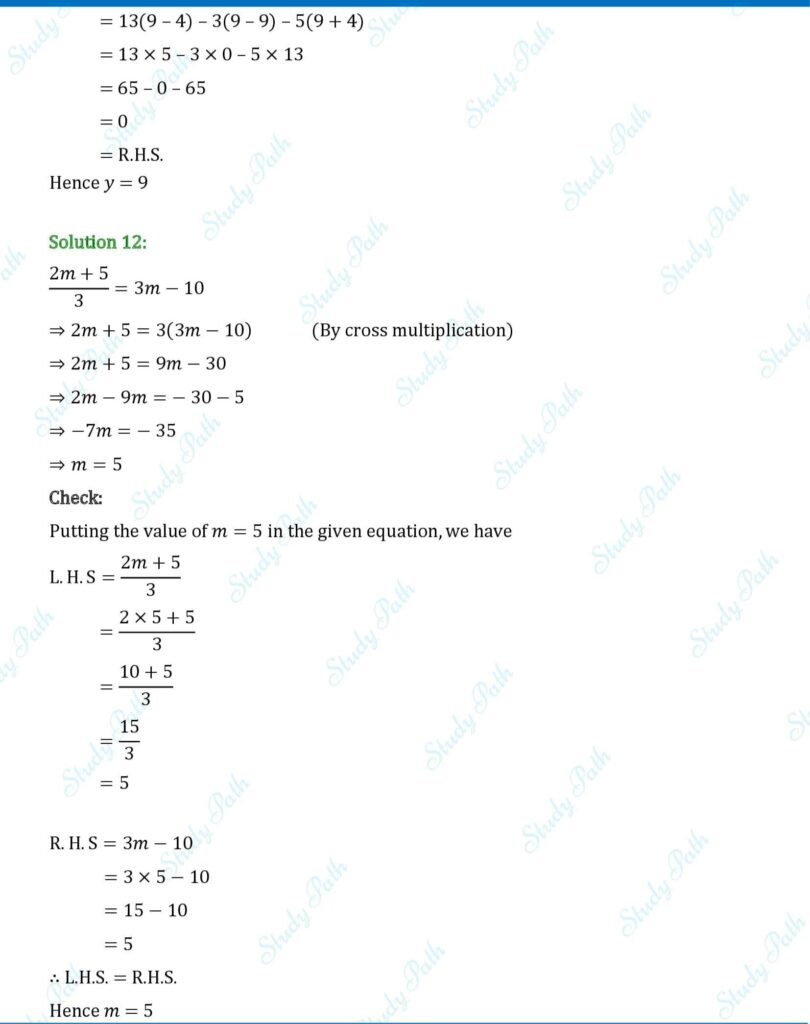 RS Aggarwal Class 7 Exercise 7A Solutions 9