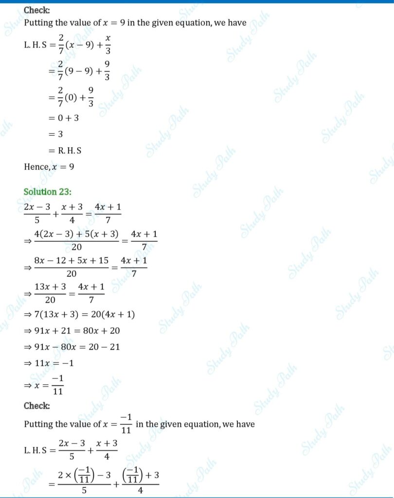 RS Aggarwal Class 7 Exercise 7A Solutions 20