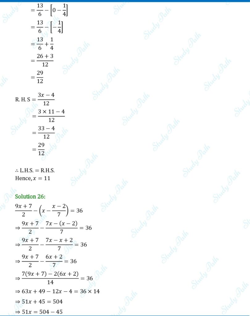RS Aggarwal Class 7 Exercise 7A Solutions 24