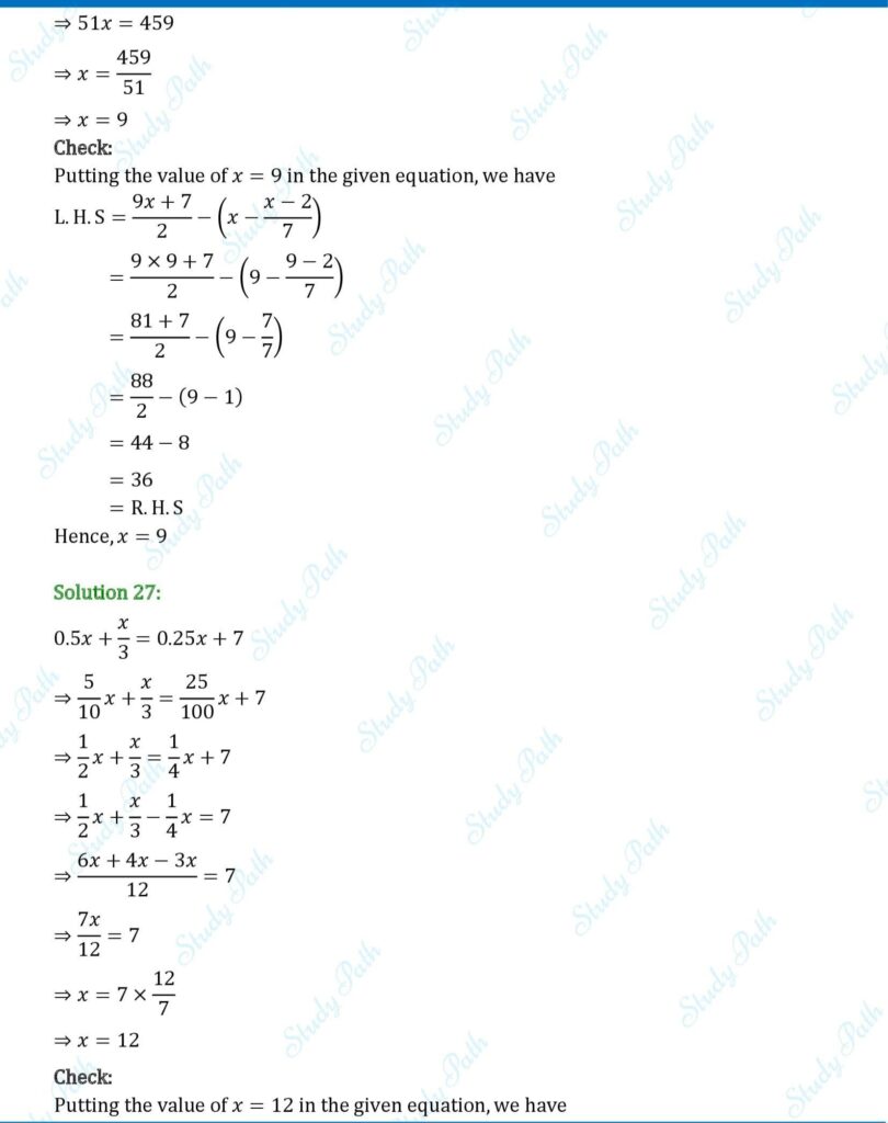 RS Aggarwal Class 7 Exercise 7A Solutions 25