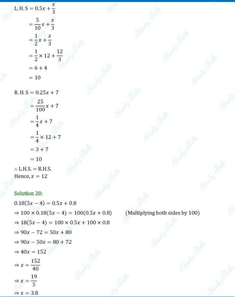 RS Aggarwal Class 7 Exercise 7A Solutions 26