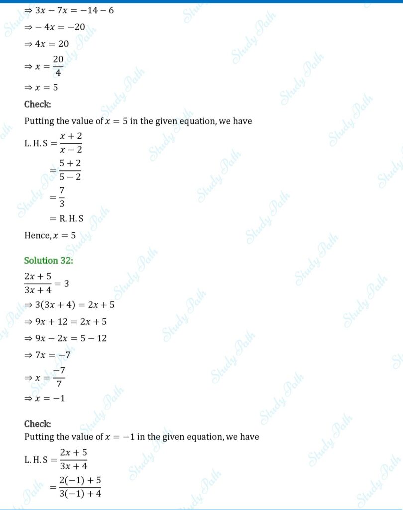 RS Aggarwal Class 7 Exercise 7A Solutions 29