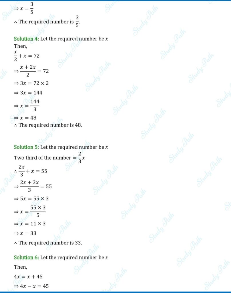 RS Aggarwal Class 7 Exercise 7B Solutions 2