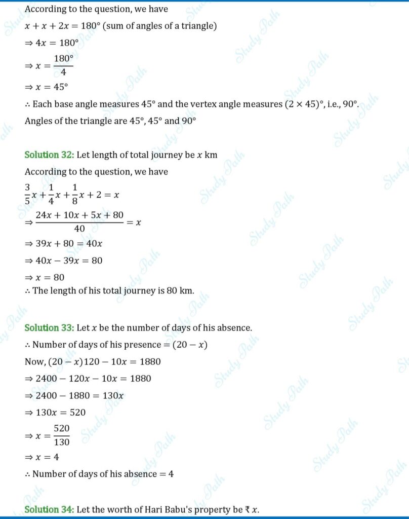 RS Aggarwal Class 7 Exercise 7B Solutions 14