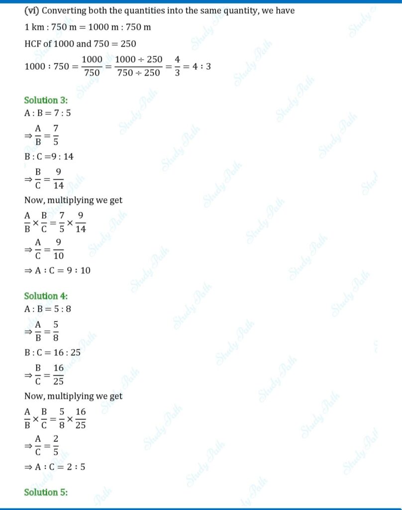RS Aggarwal Class 7 Exercise 8A Solutions 3