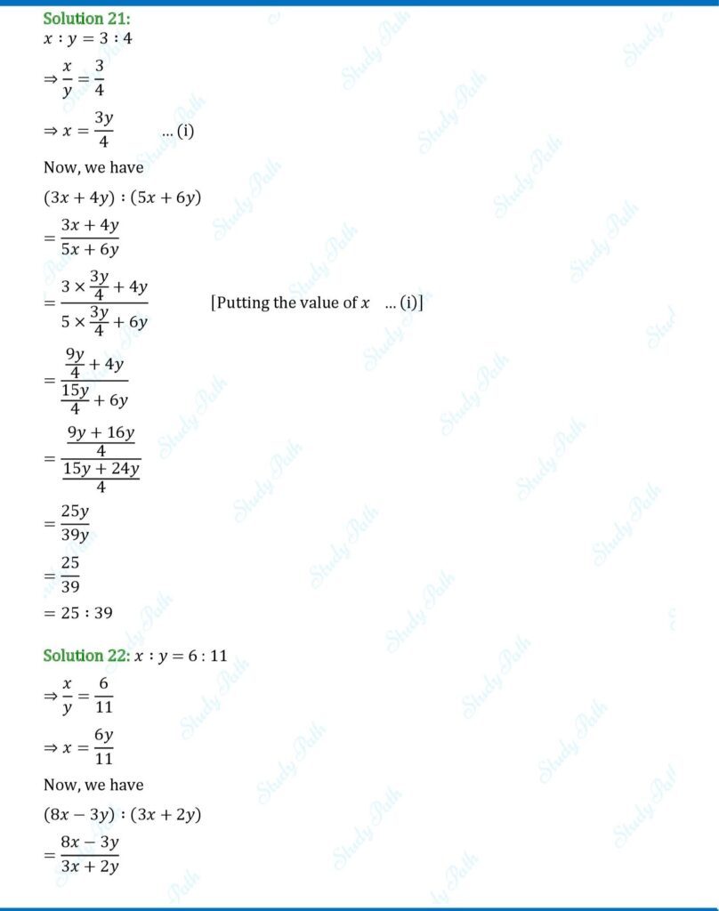 RS Aggarwal Class 7 Exercise 8A Solutions 10