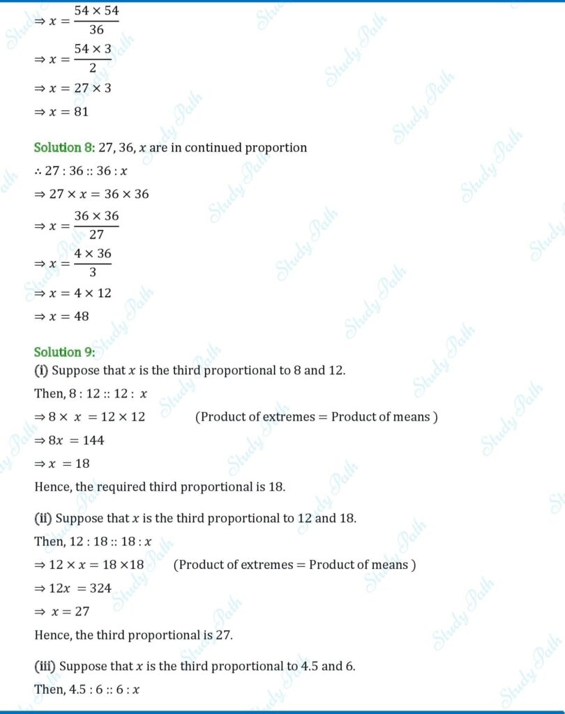 RS Aggarwal Class 7 Exercise 8B Solutions 3