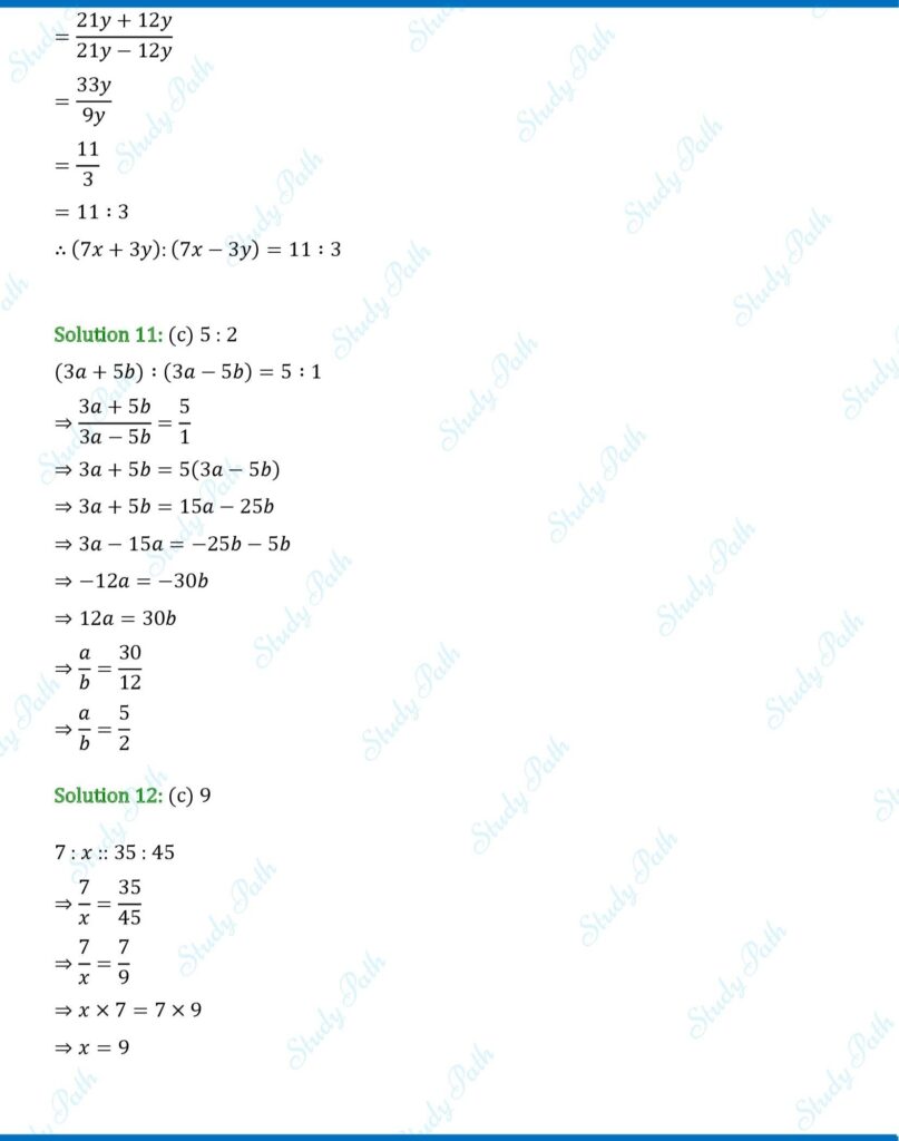 RS Aggarwal Class 7 Exercise 8C Solutions 5