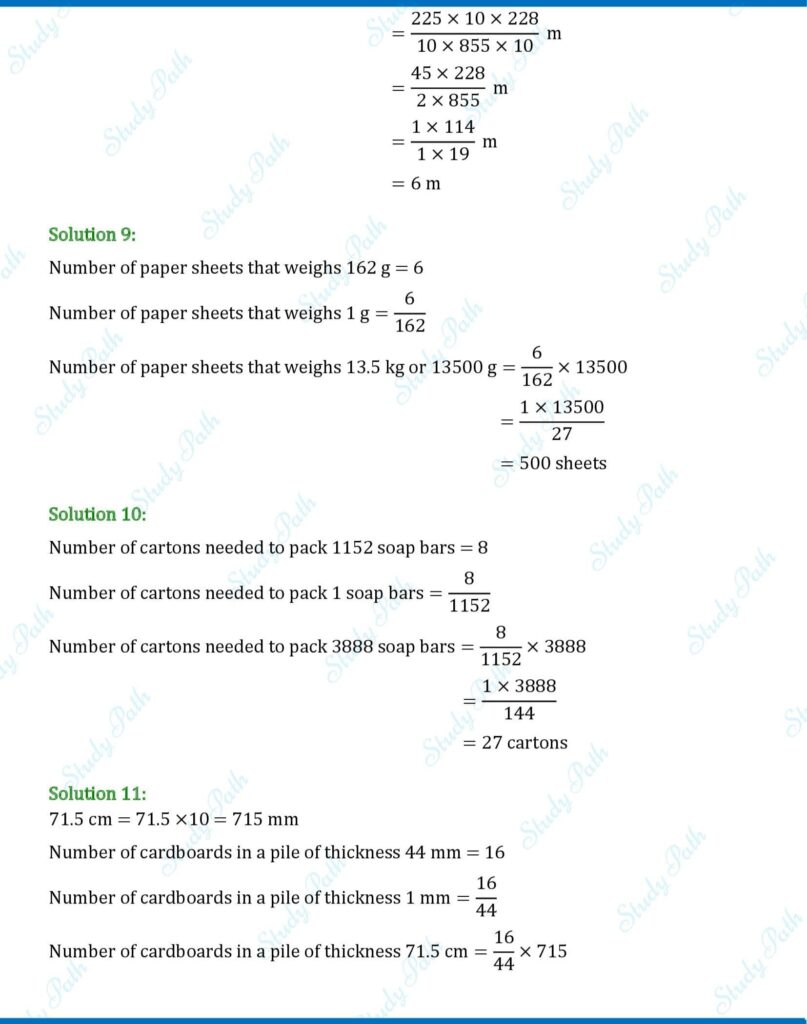 RS Aggarwal Class 7 Exercise 9A Solutions 3
