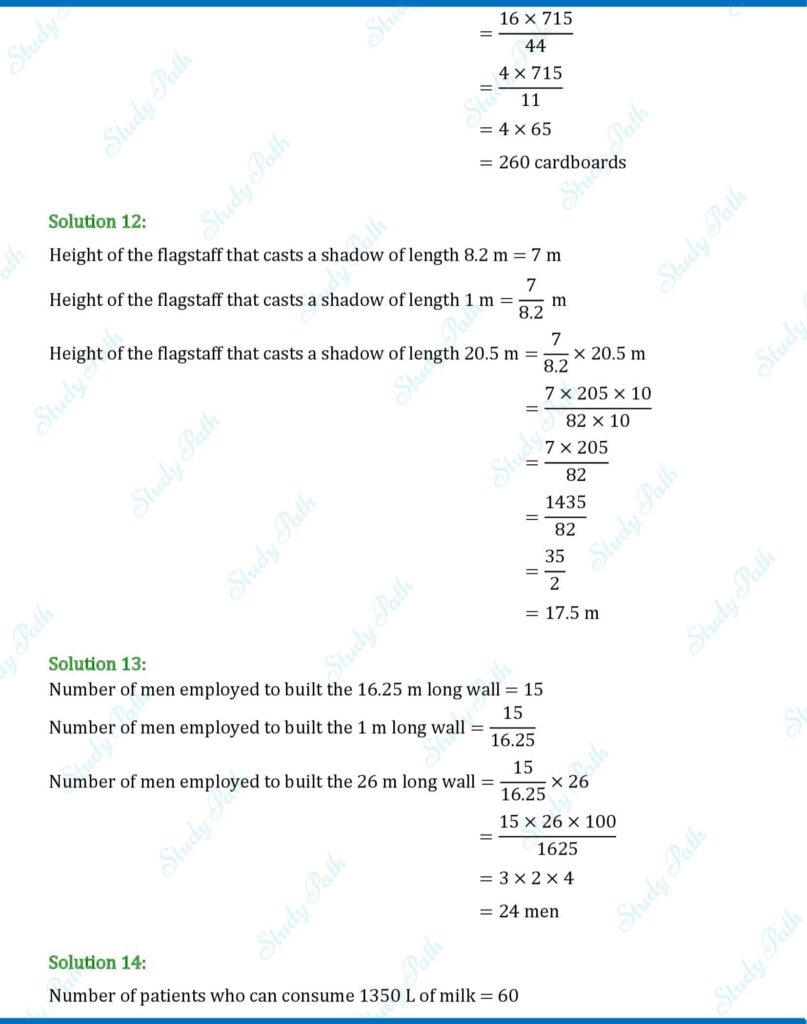 RS Aggarwal Class 7 Exercise 9A Solutions 4