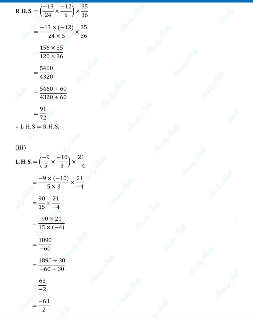 RS Aggarwal Class 8 Exercise 1D Solutions 4