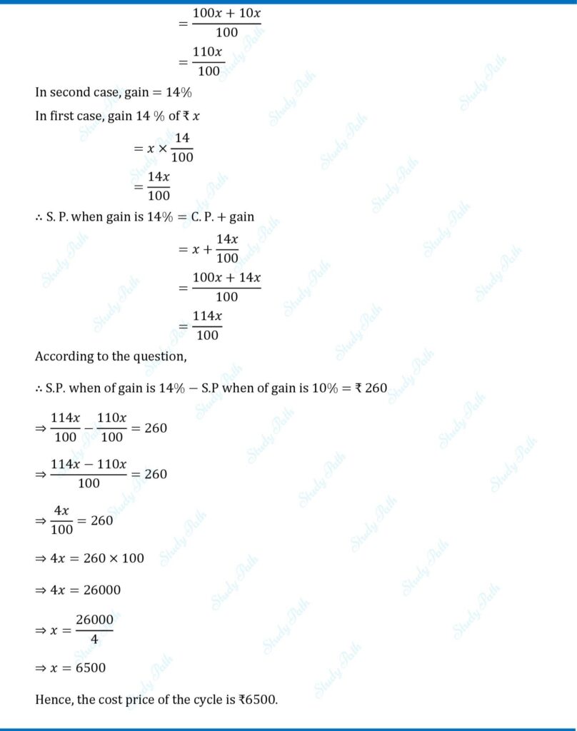 RS Aggarwal Class 8 Exercise 10A Solutions 18