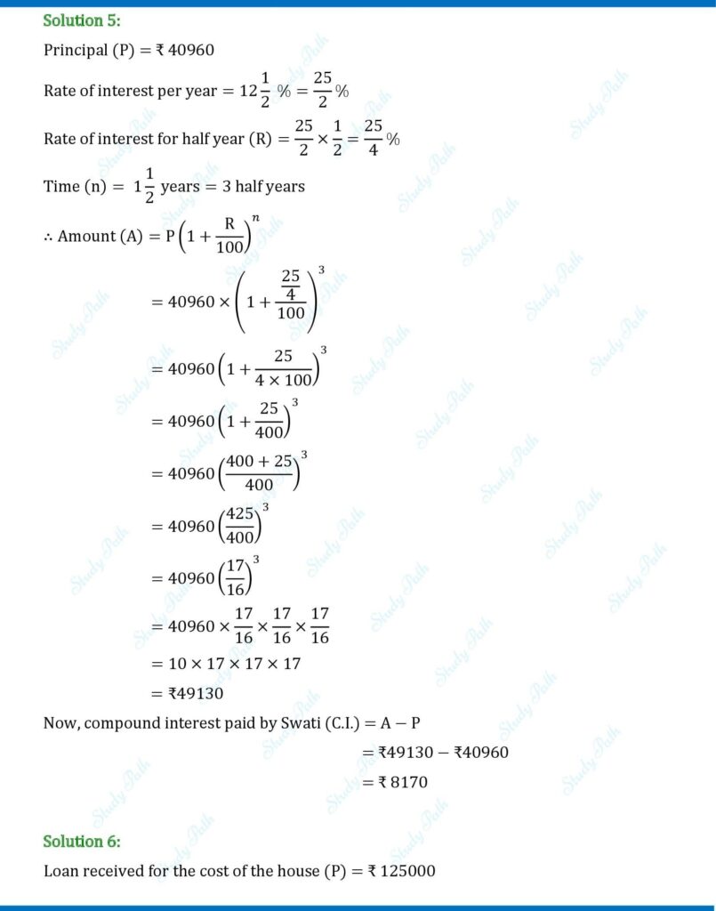 RS Aggarwal Class 8 Exercise 11C Solutions 4