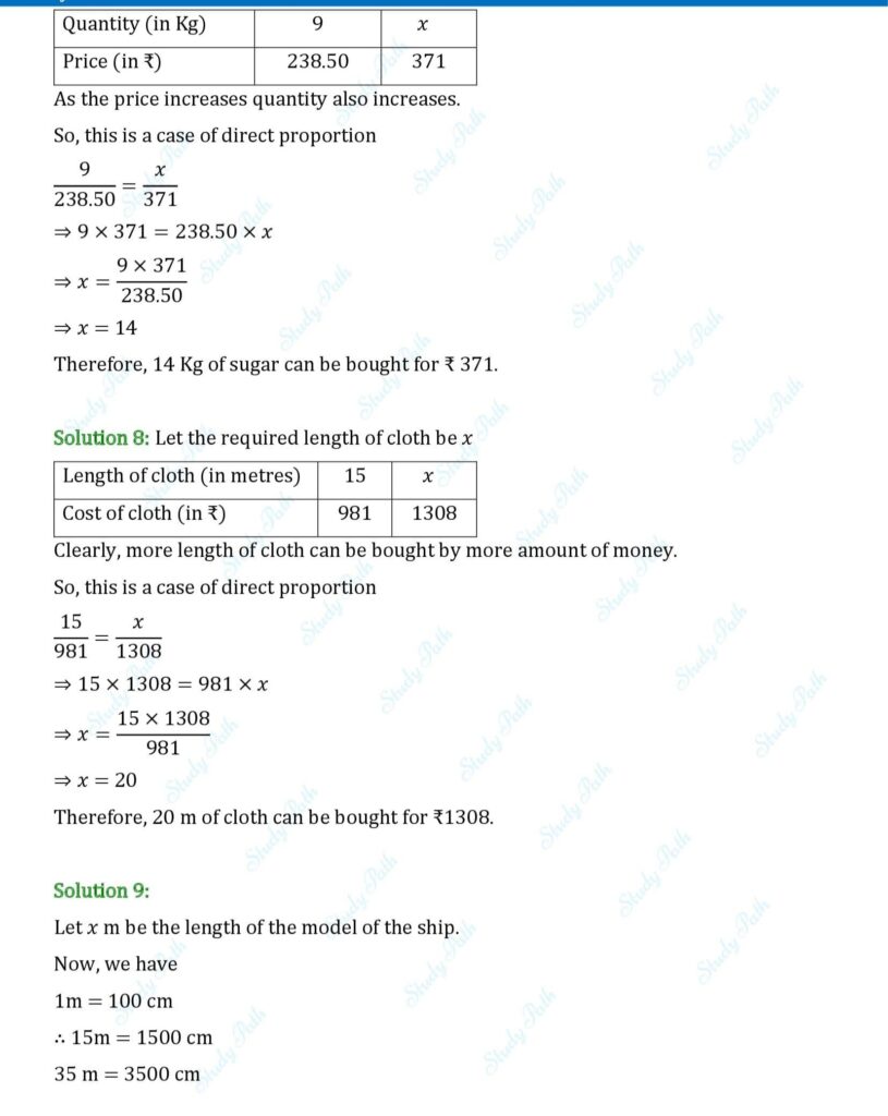 RS Aggarwal Class 8 Exercise 12A Solutions 5