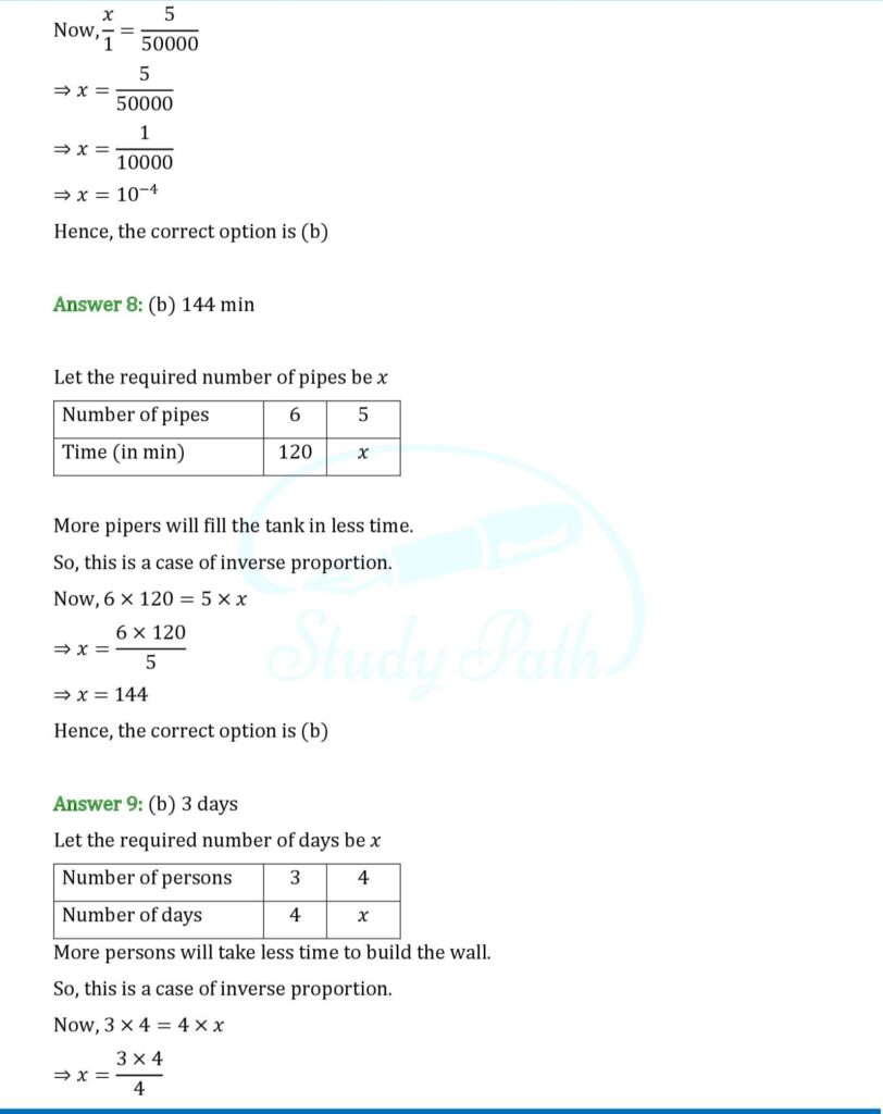 RS Aggarwal Class 8 Exercise 12C Solutions 4