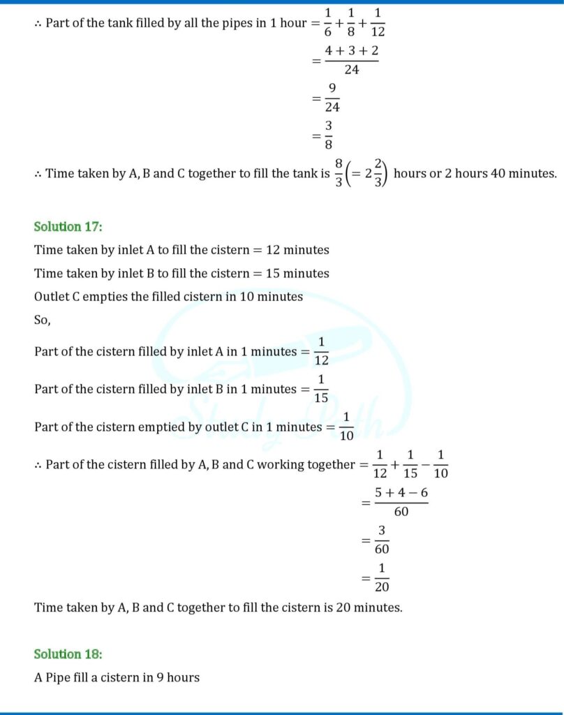 RS Aggarwal Class 8 Exercise 13A Solutions 10