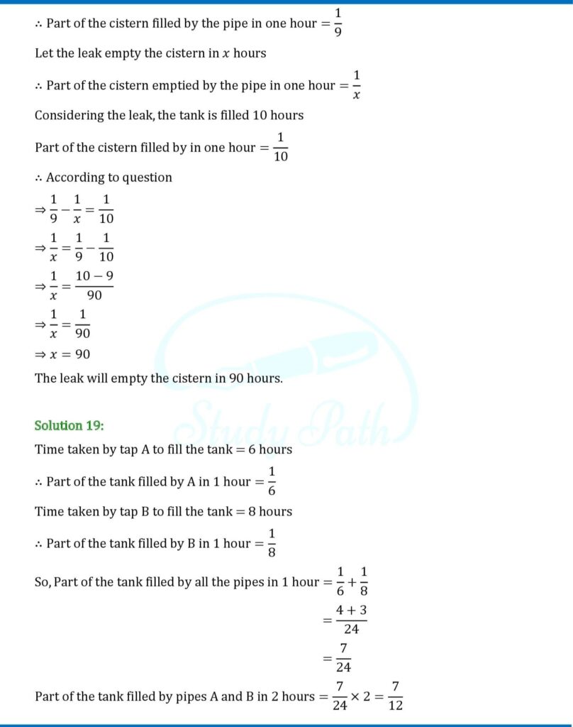 RS Aggarwal Class 8 Exercise 13A Solutions 11