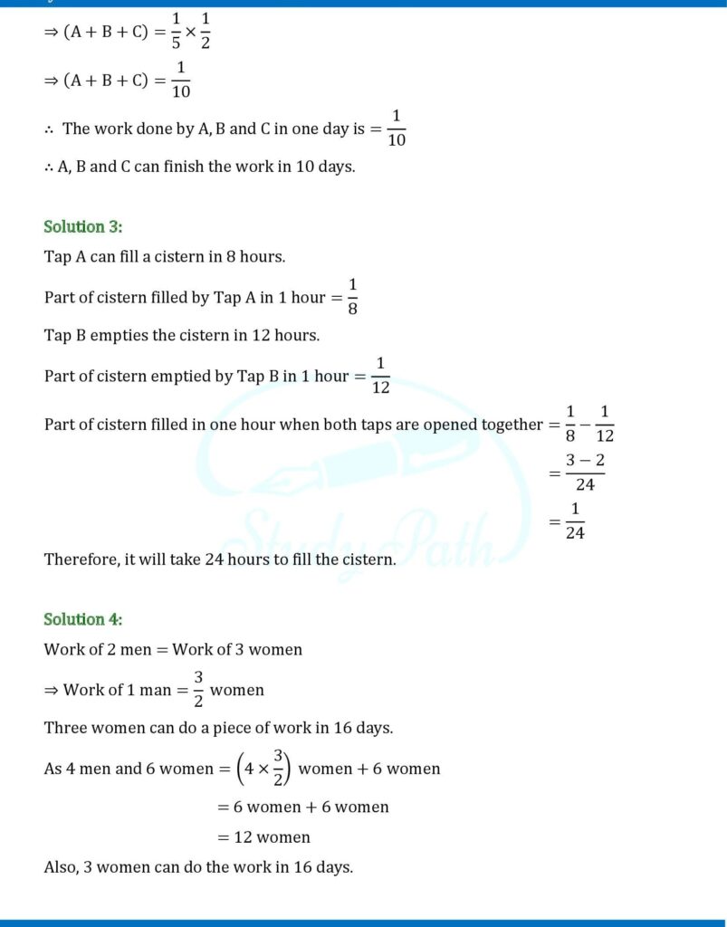 RS Aggarwal Class 8 Test Paper 13 Solutions 2