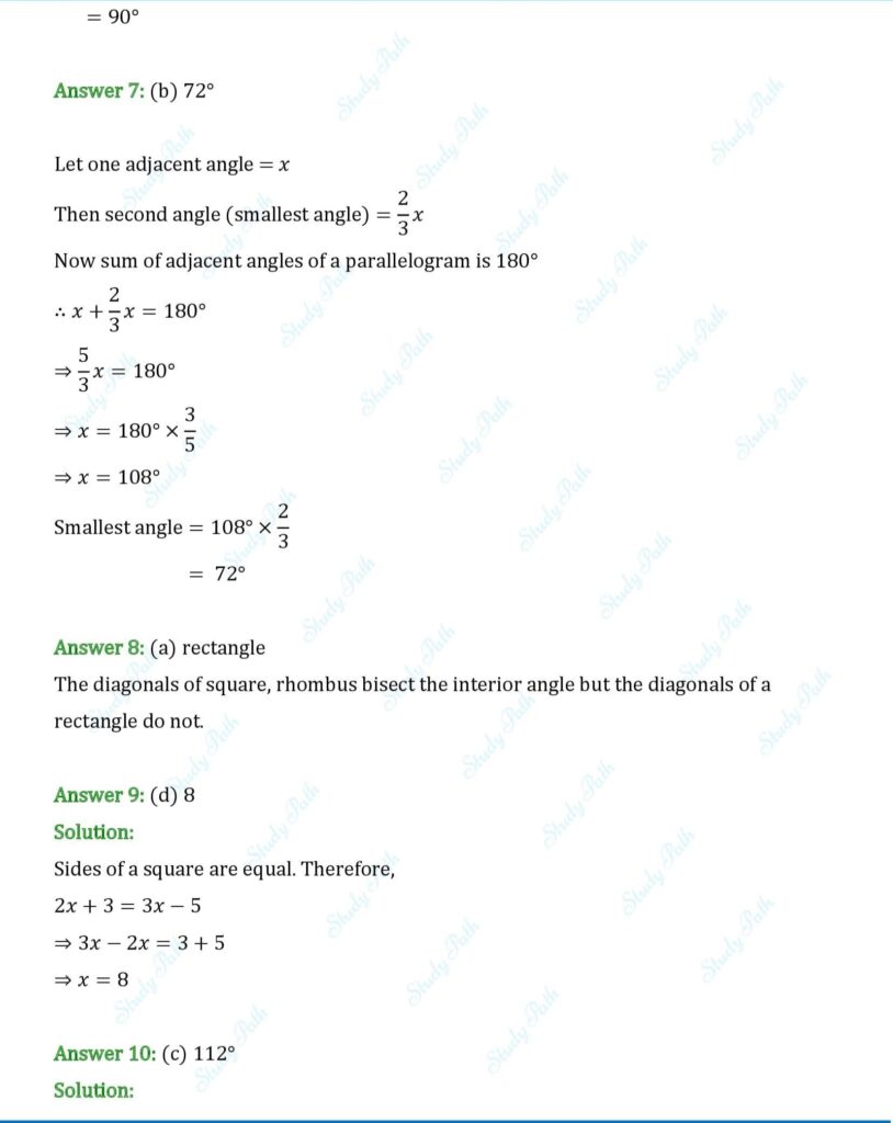 RS Aggarwal Class 8 Exercise 16B Solutions 3