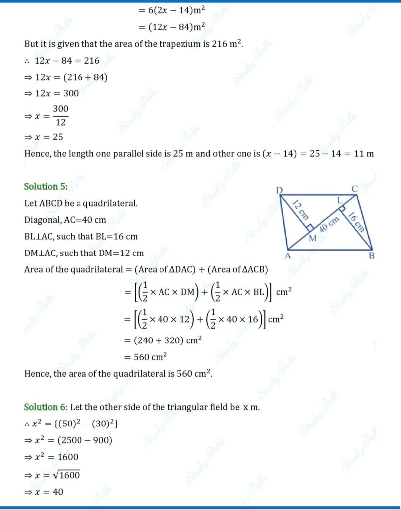 RS Aggarwal Class 8 Test Paper 20 Solutions 3