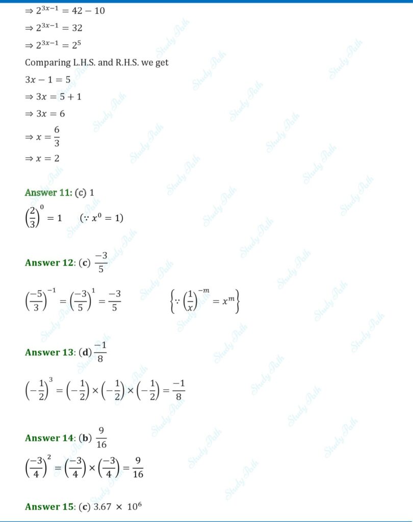 RS Aggarwal Class 8 Exercise 2C Solutions 3