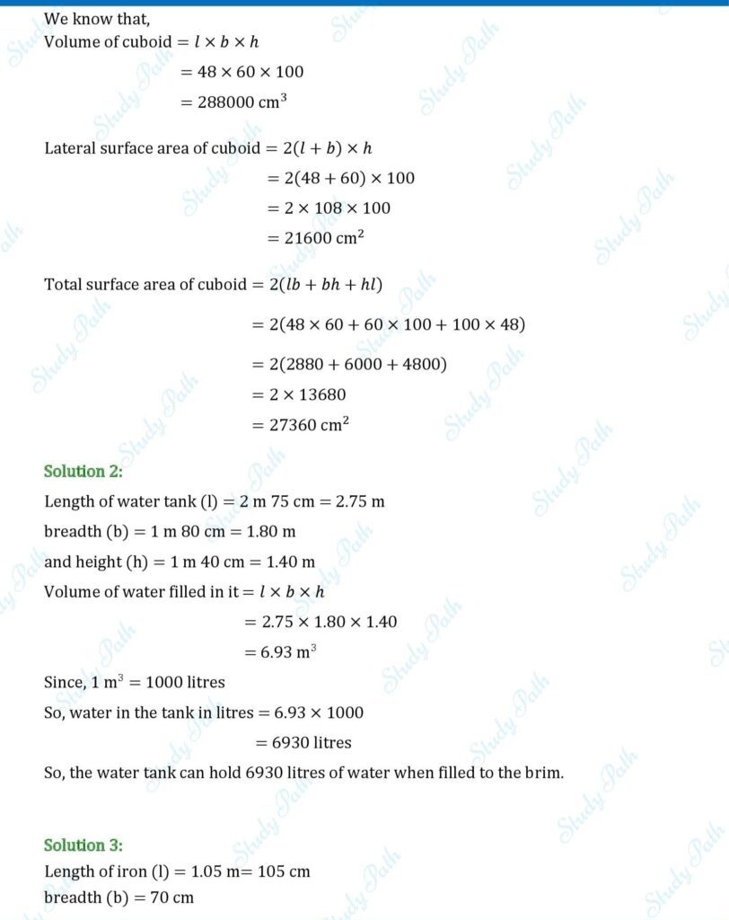RS Aggarwal Class 8 Exercise 20A Solutions 3