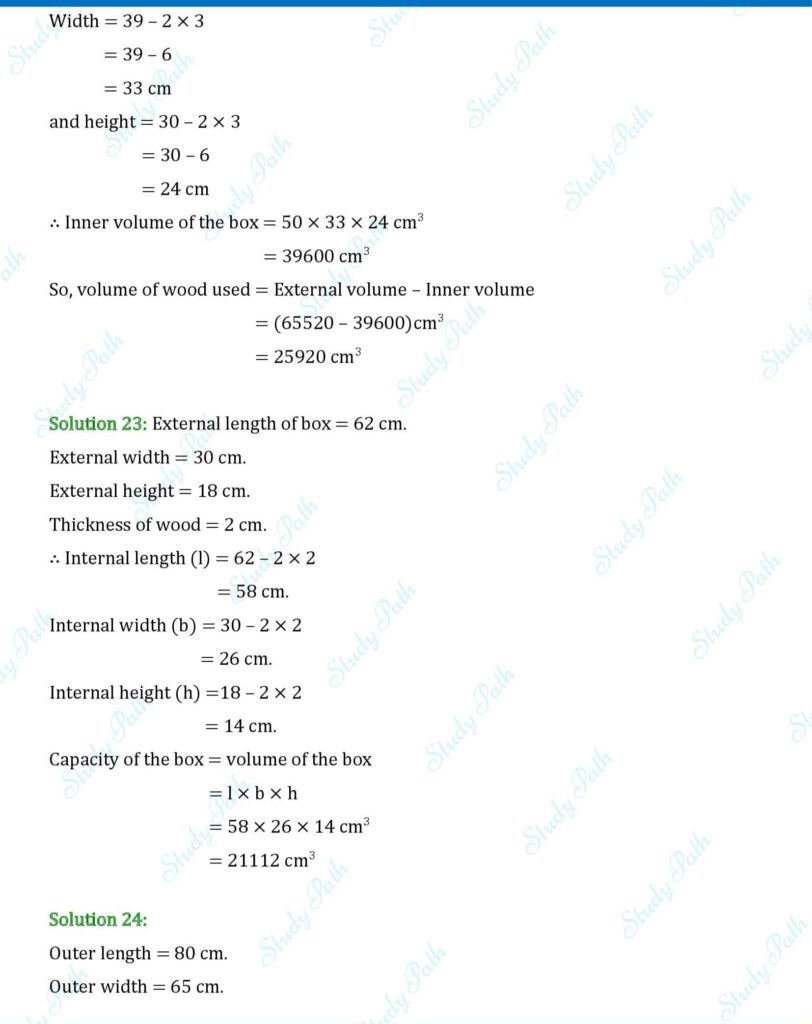 RS Aggarwal Class 8 Exercise 20A Solutions 13
