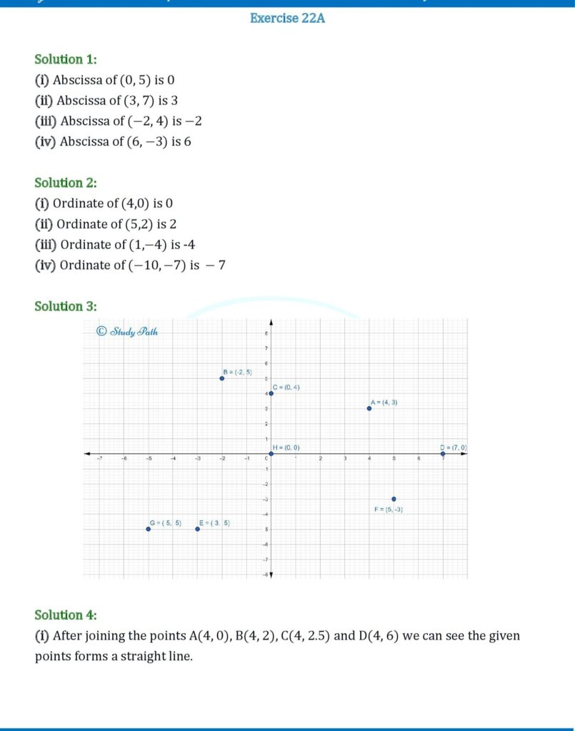 RS Aggarwal Class 8 Exercise 22A Solutions 1