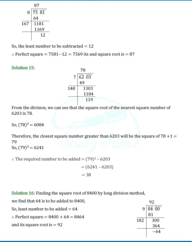 RS Aggarwal Class 8 Exercise 3E Solutions 5