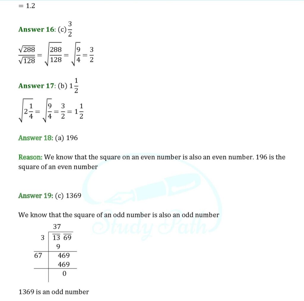 RS Aggarwal Class 8 Exercise 3H Solutions 3