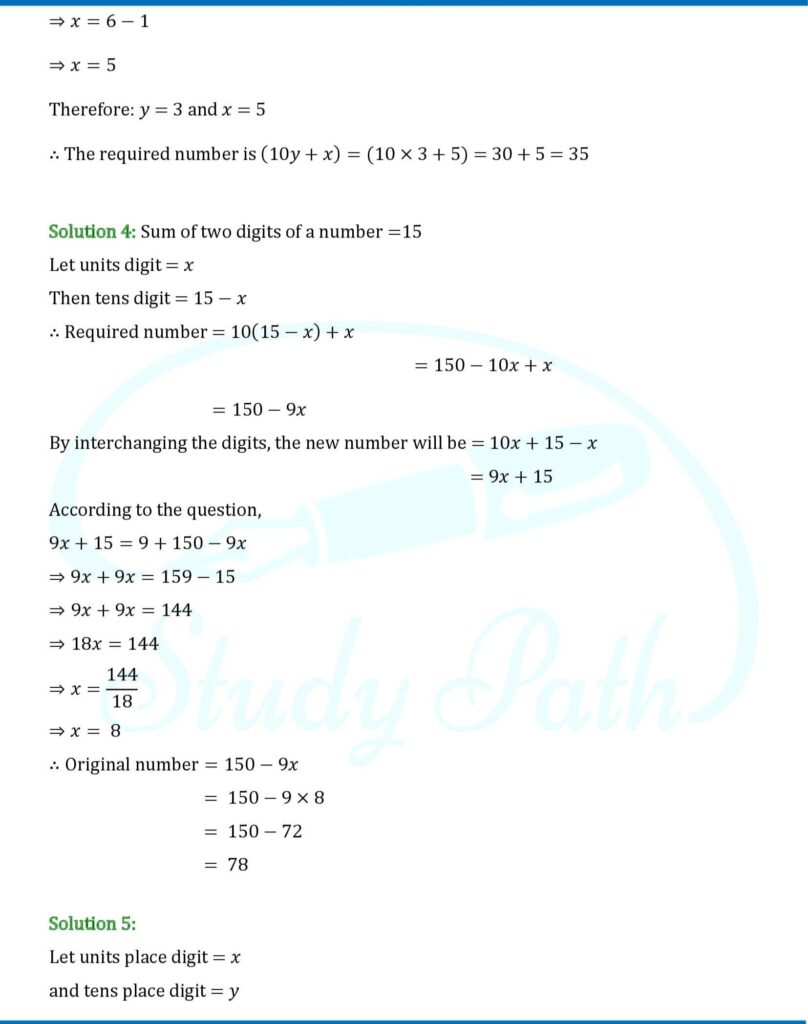 RS Aggarwal Class 8 Exercise 5A Solutions 3