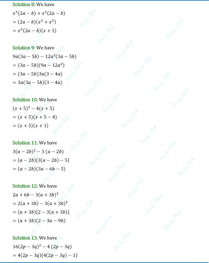 RS Aggarwal Class 8 Exercise 7A Solutions 3