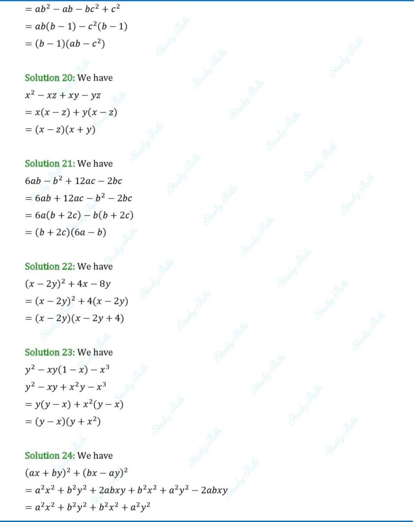 RS Aggarwal Class 8 Exercise 7A Solutions 5