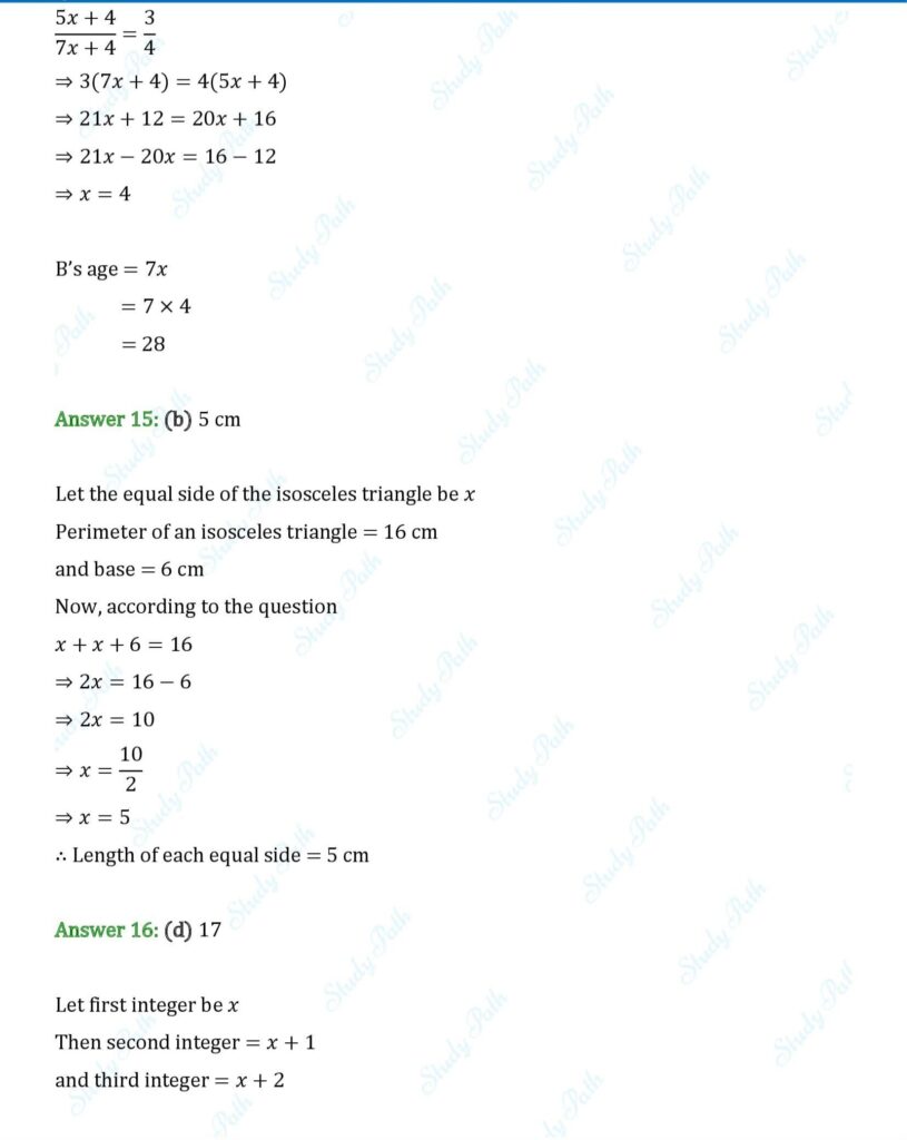 RS Aggarwal Class 8 Exercise 8C Solutions 6