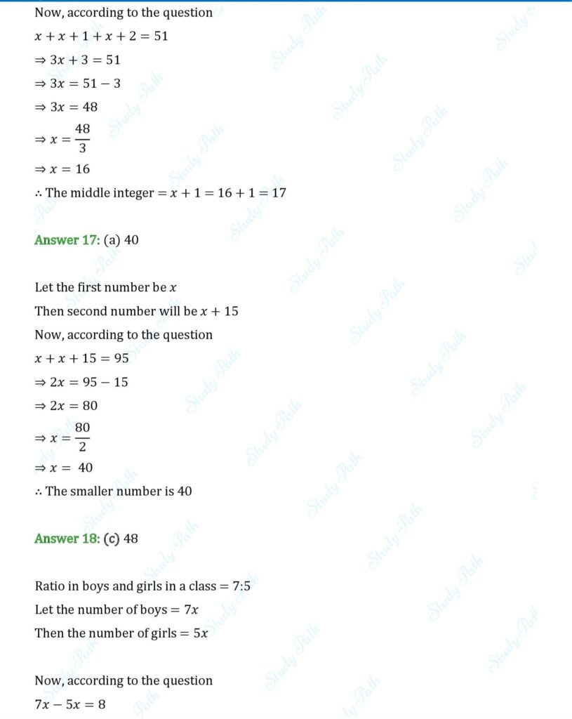 RS Aggarwal Class 8 Exercise 8C Solutions 7