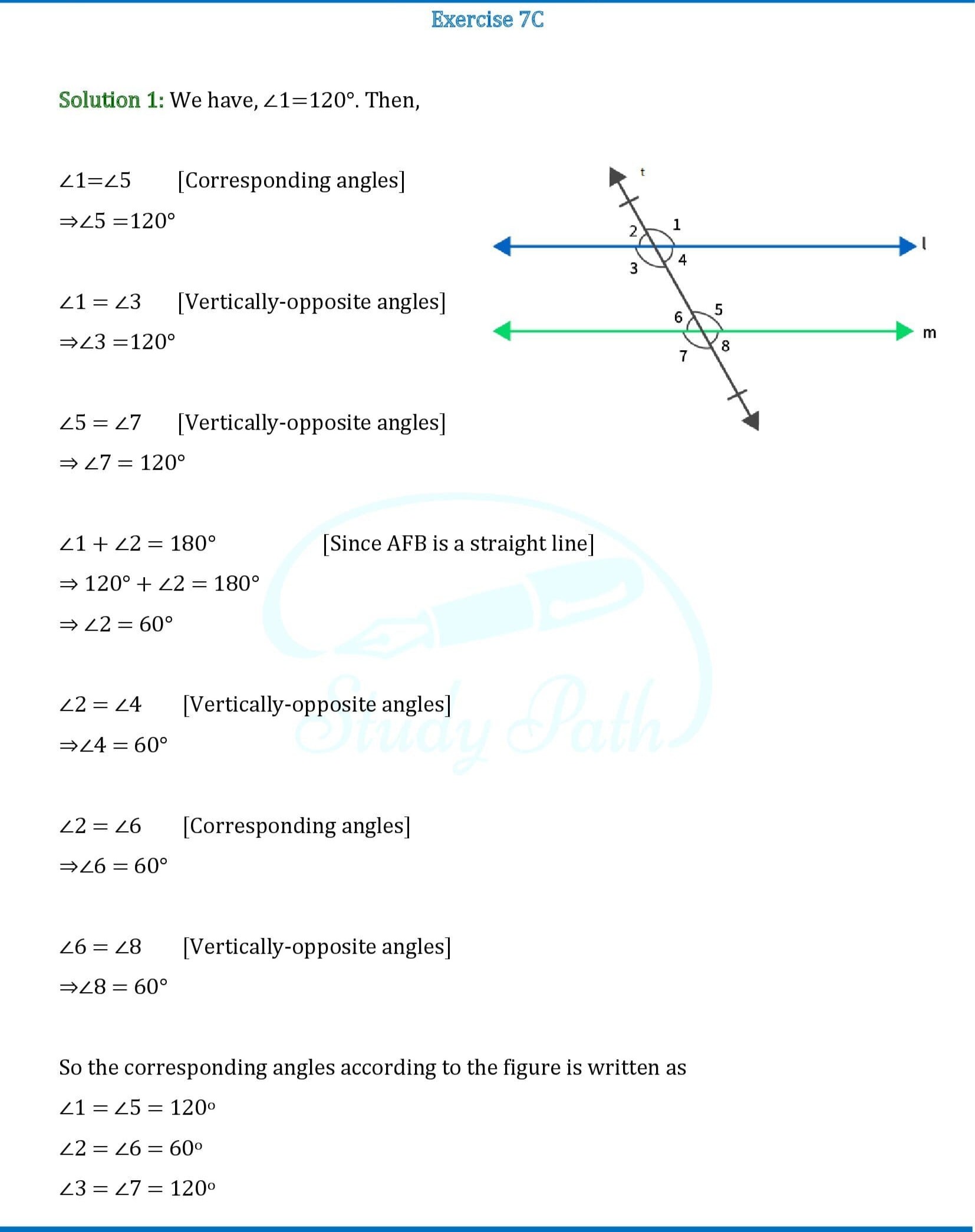 RS Aggarwal Class 9 Exercise 7C Solutions RS Aggarwal Solutions