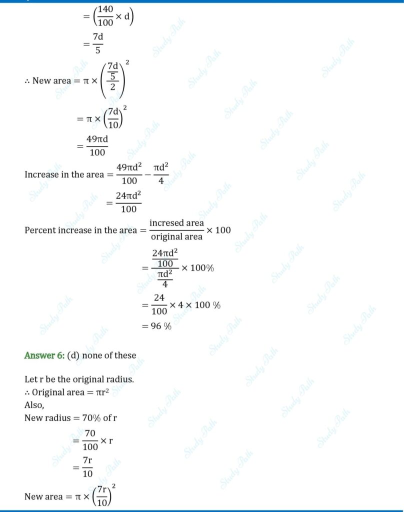 RS Aggarwal Class 10 Chapter 16 MCQ Solutions 3