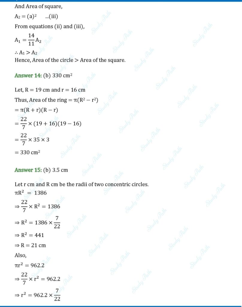 RS Aggarwal Class 10 Chapter 16 MCQ Solutions 7