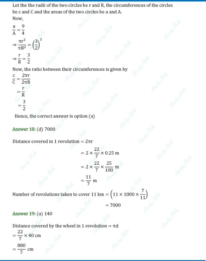 RS Aggarwal Class 10 Chapter 16 MCQ Solutions 9