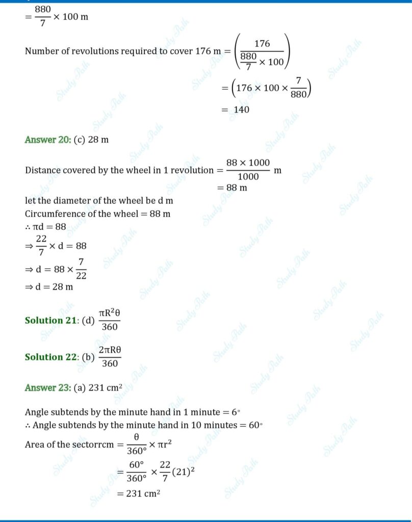 RS Aggarwal Class 10 Chapter 16 MCQ Solutions 10