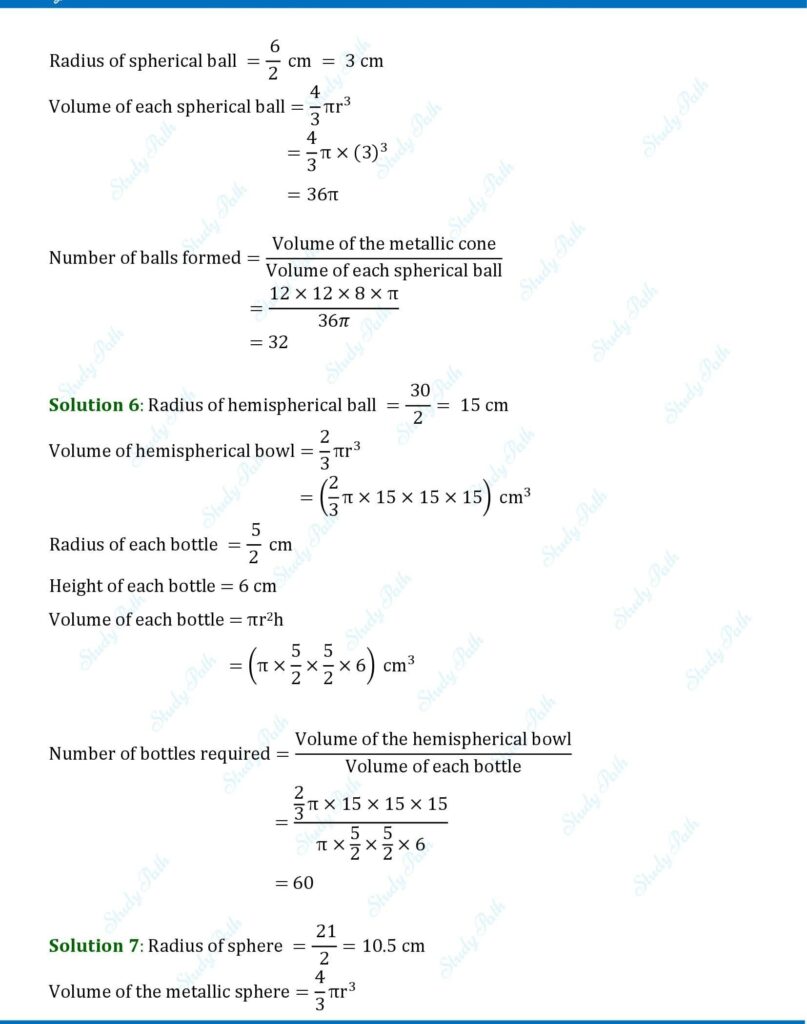 RS Aggarwal Class 10 Chapter 17 Test Yourself Solutions 3