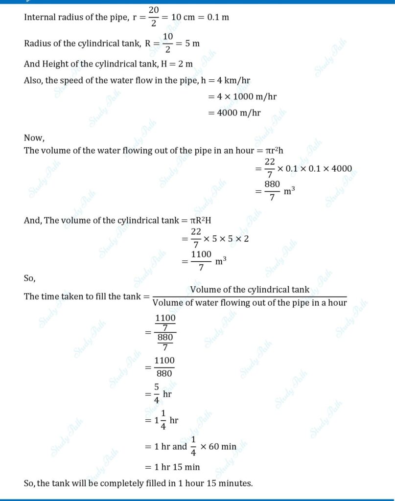 RS Aggarwal Class 10 Chapter 17 Test Yourself Solutions 12