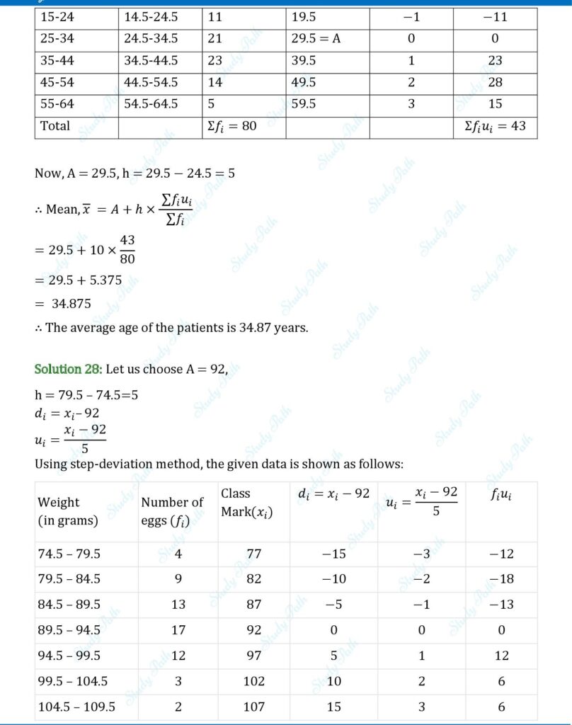 RS Aggarwal Class 10 Exercise 18A Solutions 19