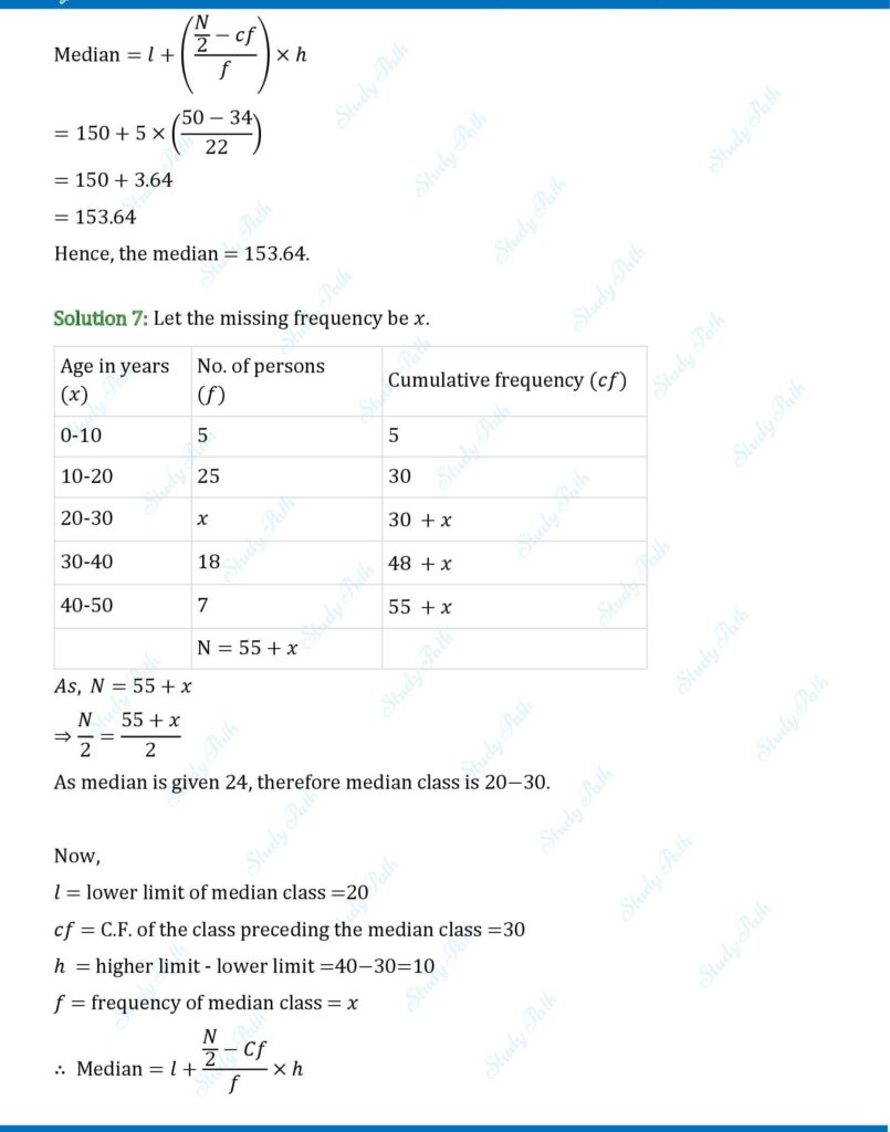 RS Aggarwal Class 10 Exercise 18B Solutions 7